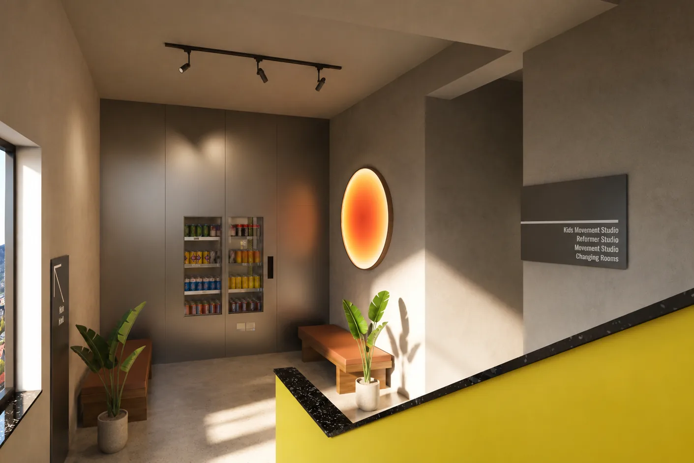Flamingo Gym — Spor ve Wellness projesi, iç mekân görseli 3