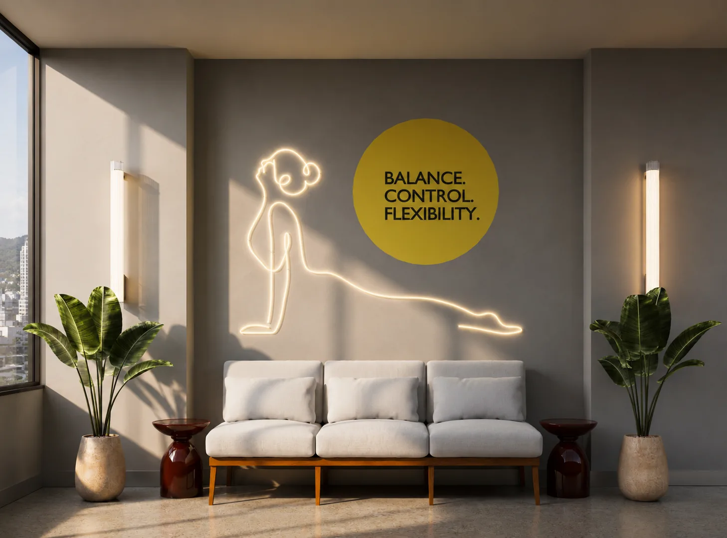 Flamingo Gym — Spor ve Wellness projesi, iç mekân görseli 14